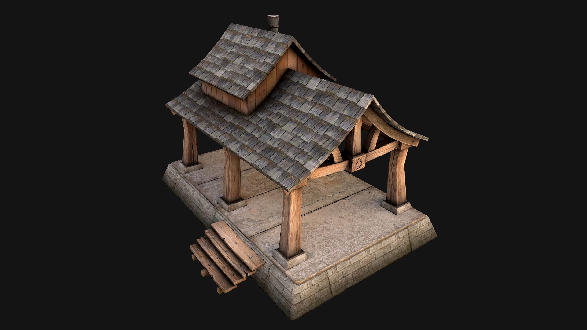 Medieval Storage 3D model - TurboSquid 1876061