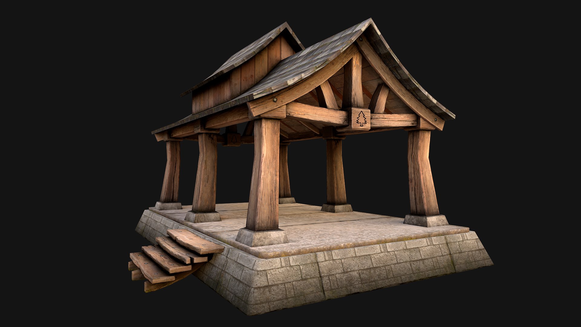 Medieval Storage 3D model - TurboSquid 1876061