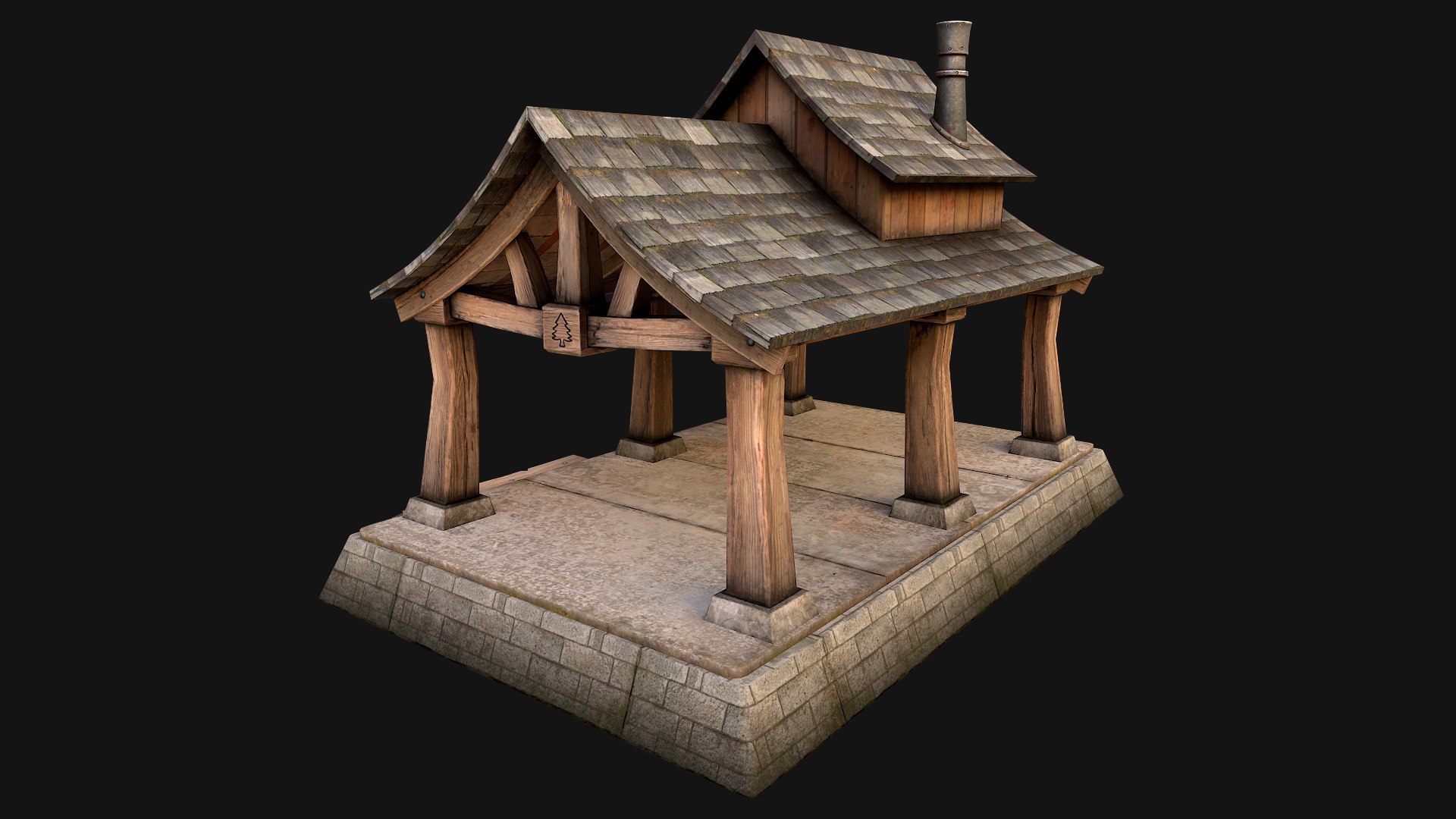 Medieval Storage 3D model - TurboSquid 1876061