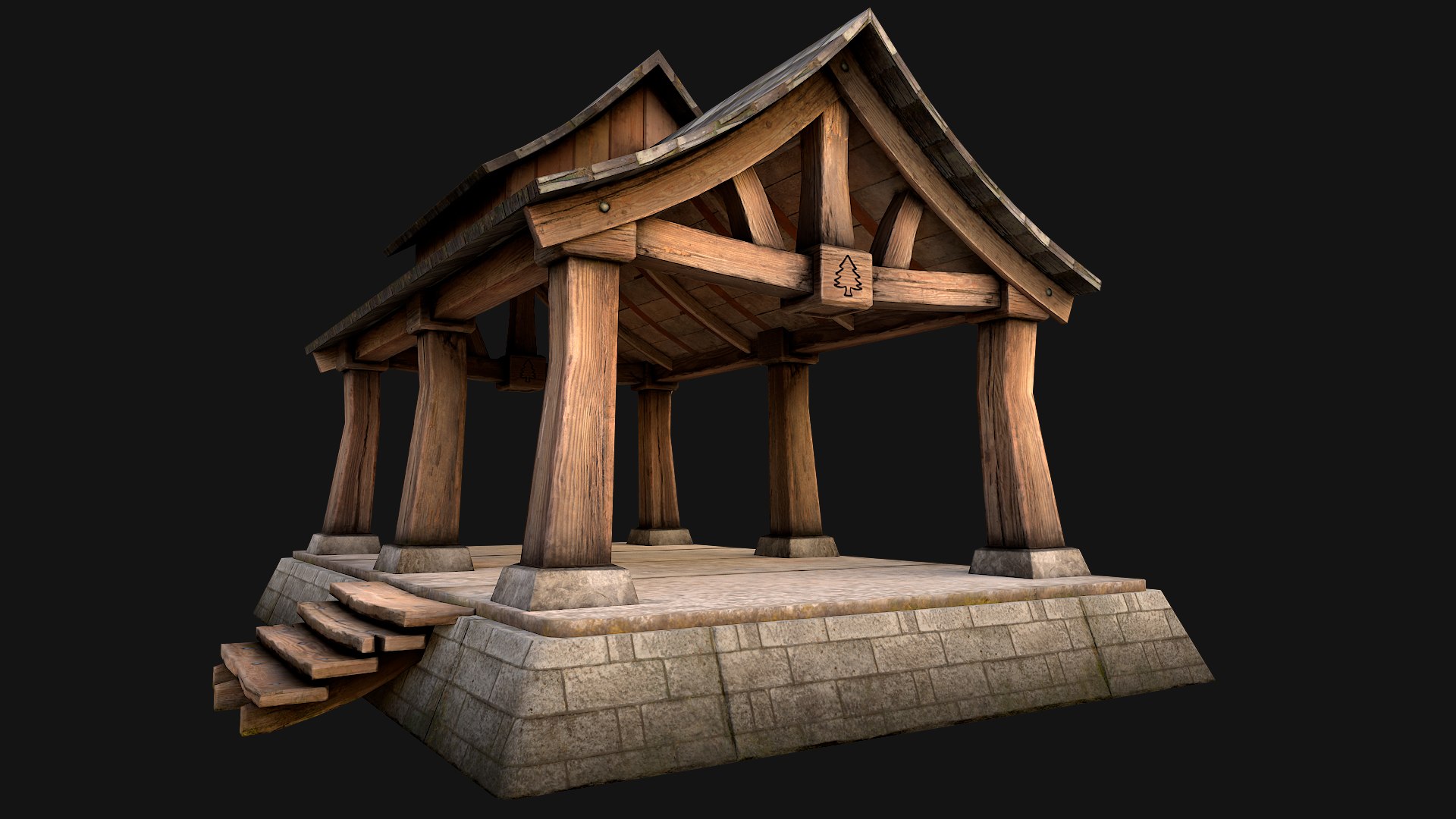 Medieval Storage 3D model - TurboSquid 1876061