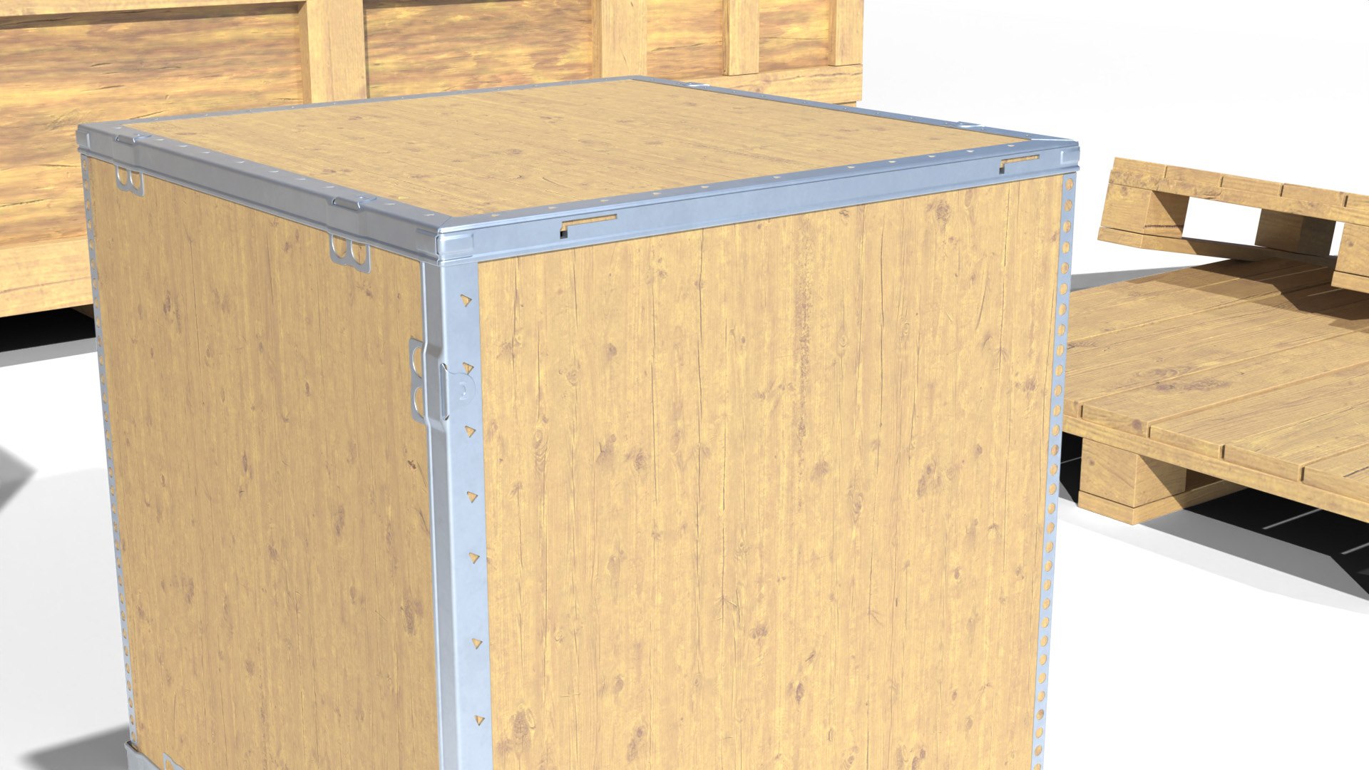 3D Crate Set 1 Model - TurboSquid 2345464