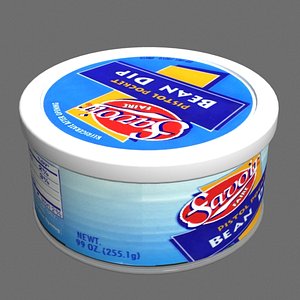 bean dip 3d model