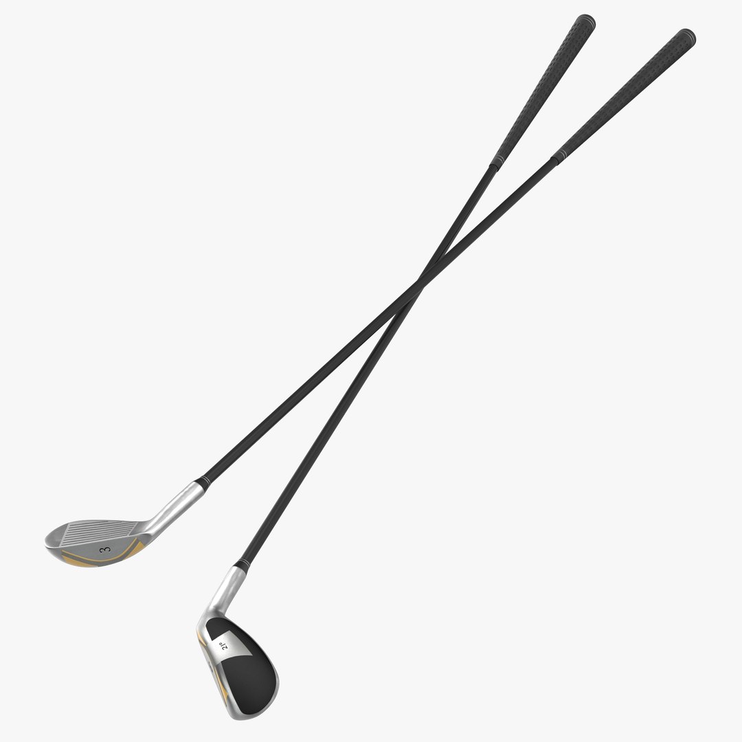 3 Golf Club Generic 3D model preview