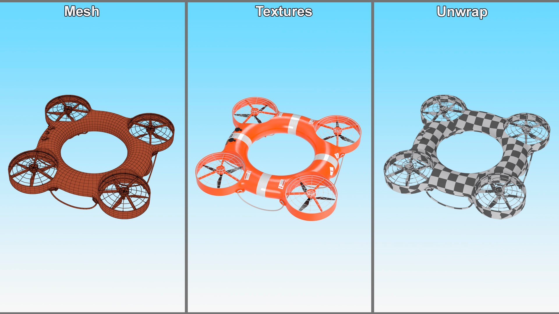 Water Rescue Drone Orange 3D model https://p.turbosquid.com/ts-thumb/fp/5EnDS1/xg/waterrescuedroneorange3dsmodel015/jpg/1719425907/1920x1080/fit_q87/6d7b7be68e53b43f1c0c013b226f9432305e90b1/waterrescuedroneorange3dsmodel015.jpg