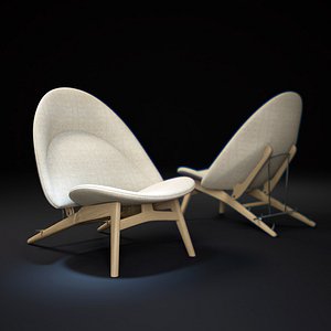 3d max pp530-tub-chair- 1954