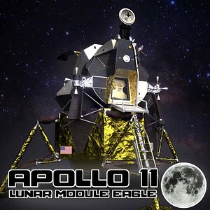 Apollo 11 Lunar Module - PBR Game Ready