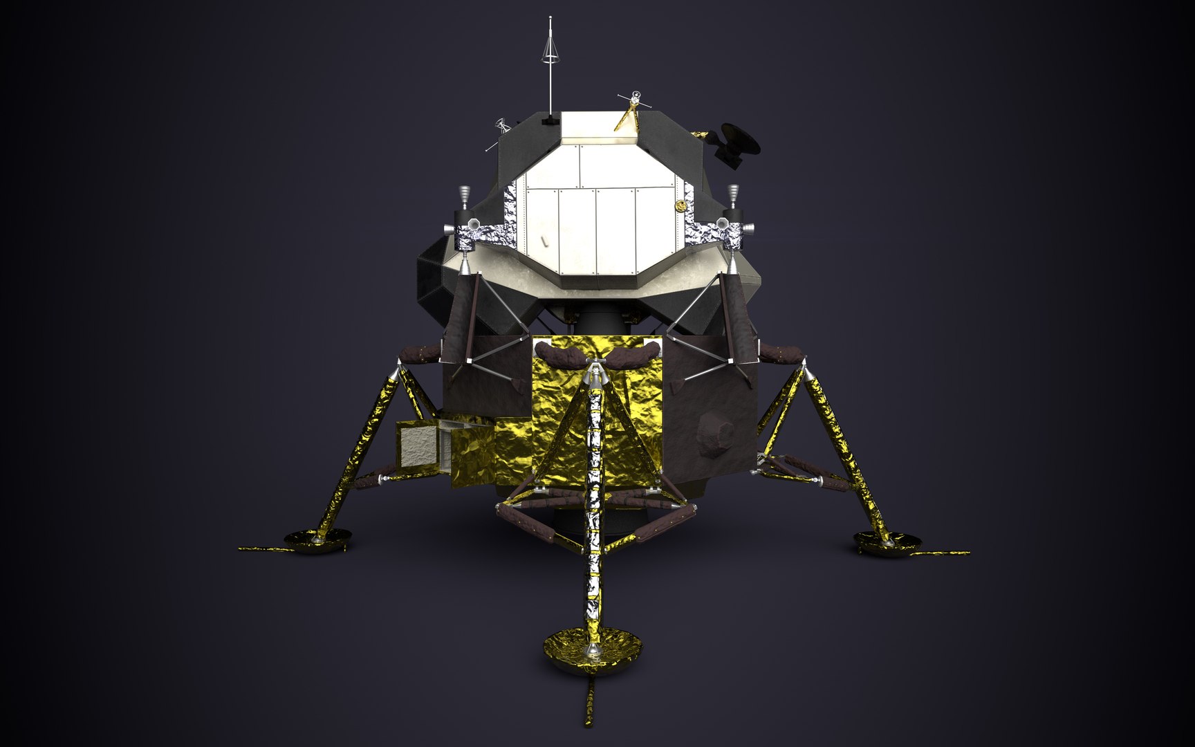 Lunar Module Apollo 11 3D - TurboSquid 1596657