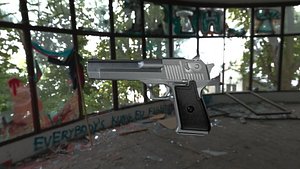 Low-Poly Desert Eagle