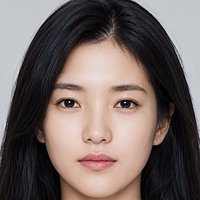 Kim Tae-ri Head - No Hair - Low poly head