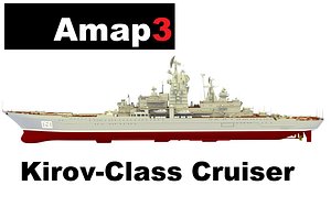 3d model kirov-class cruiser
