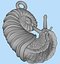 Snail pendant