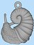 Snail pendant