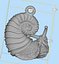 Snail pendant