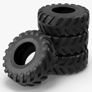 Tractor Tires 3D