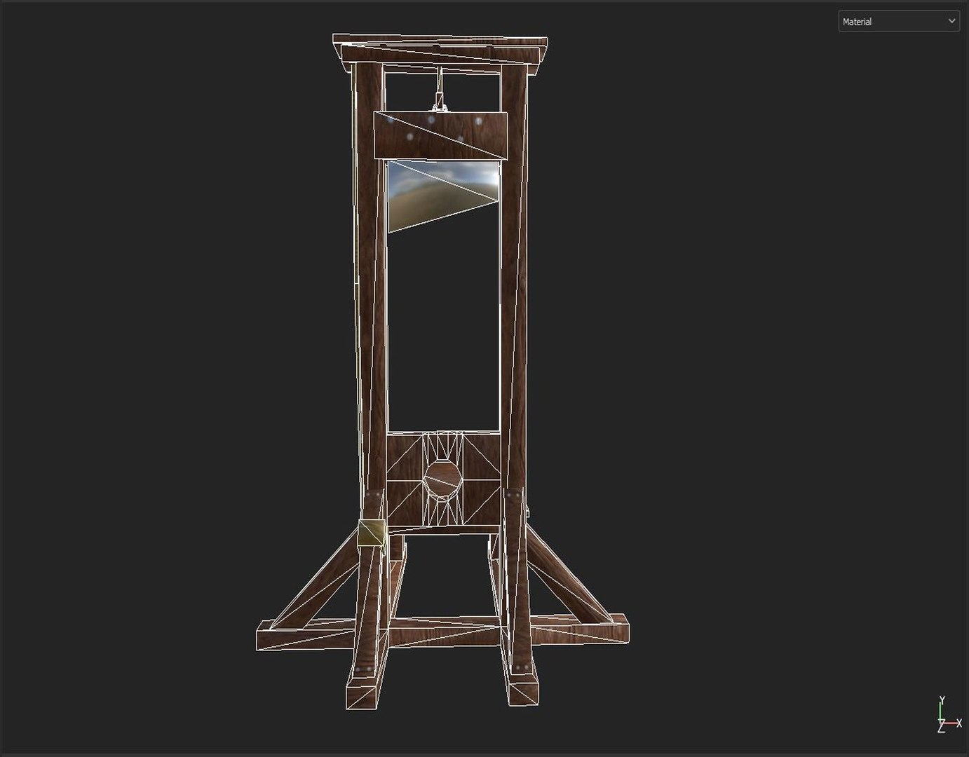 Guillotine 3D Model - TurboSquid 2248046