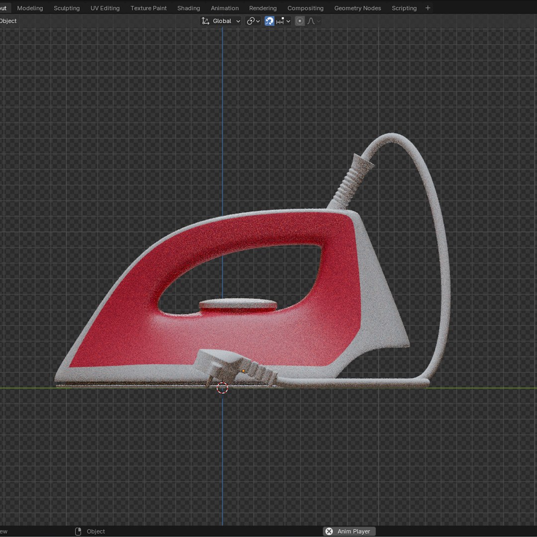 3D Model Clothes Iron - TurboSquid 2253780