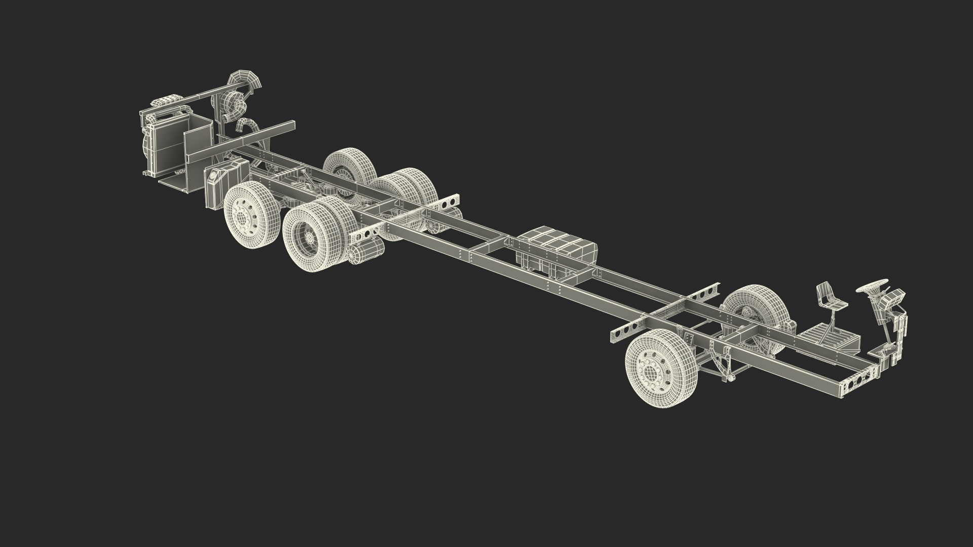 9900 Bus Chassis Rigged 3D Model - TurboSquid 1558758
