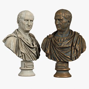 Roman Noble Bust 3D model
