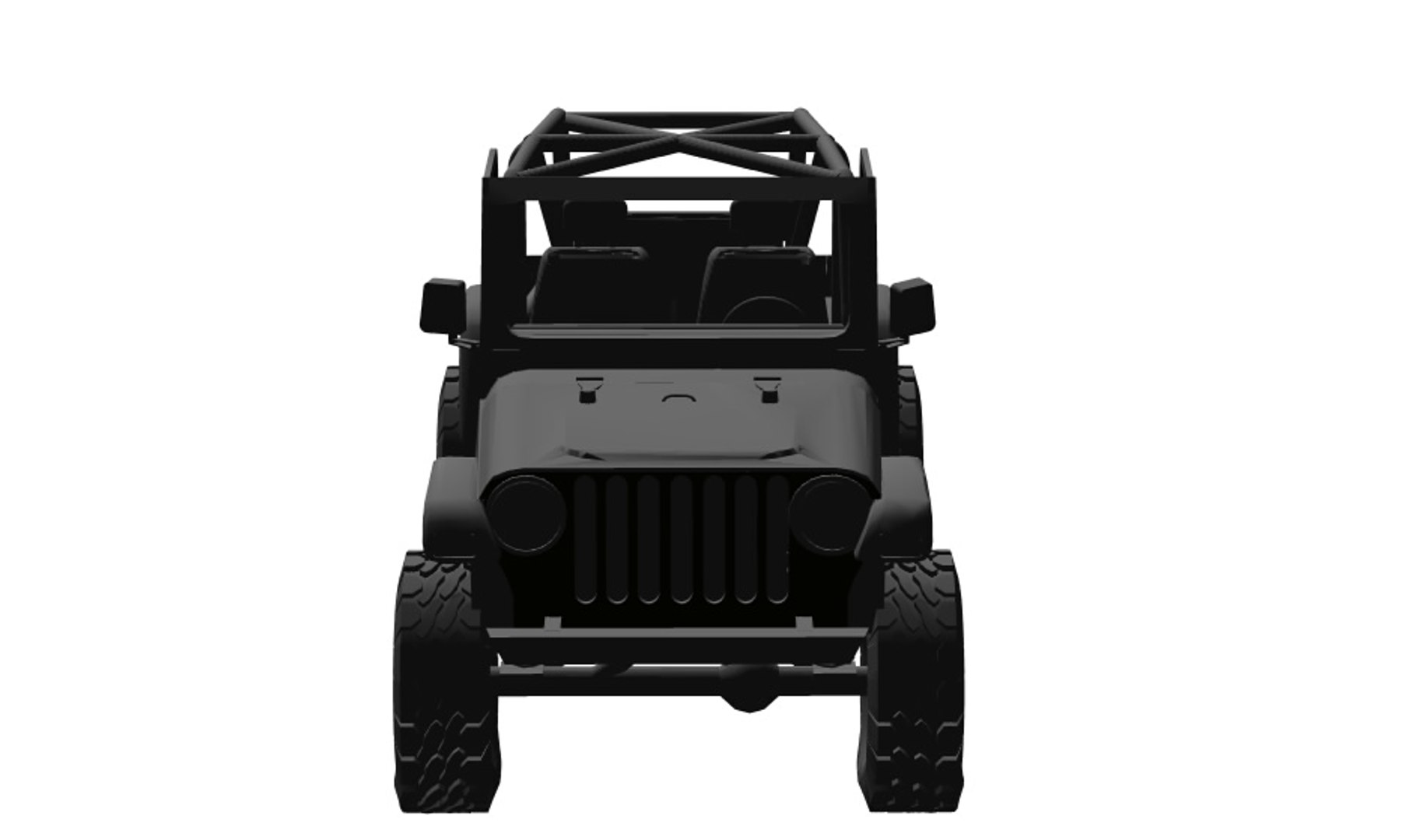 Jeep Tj Wrangler 3d Model