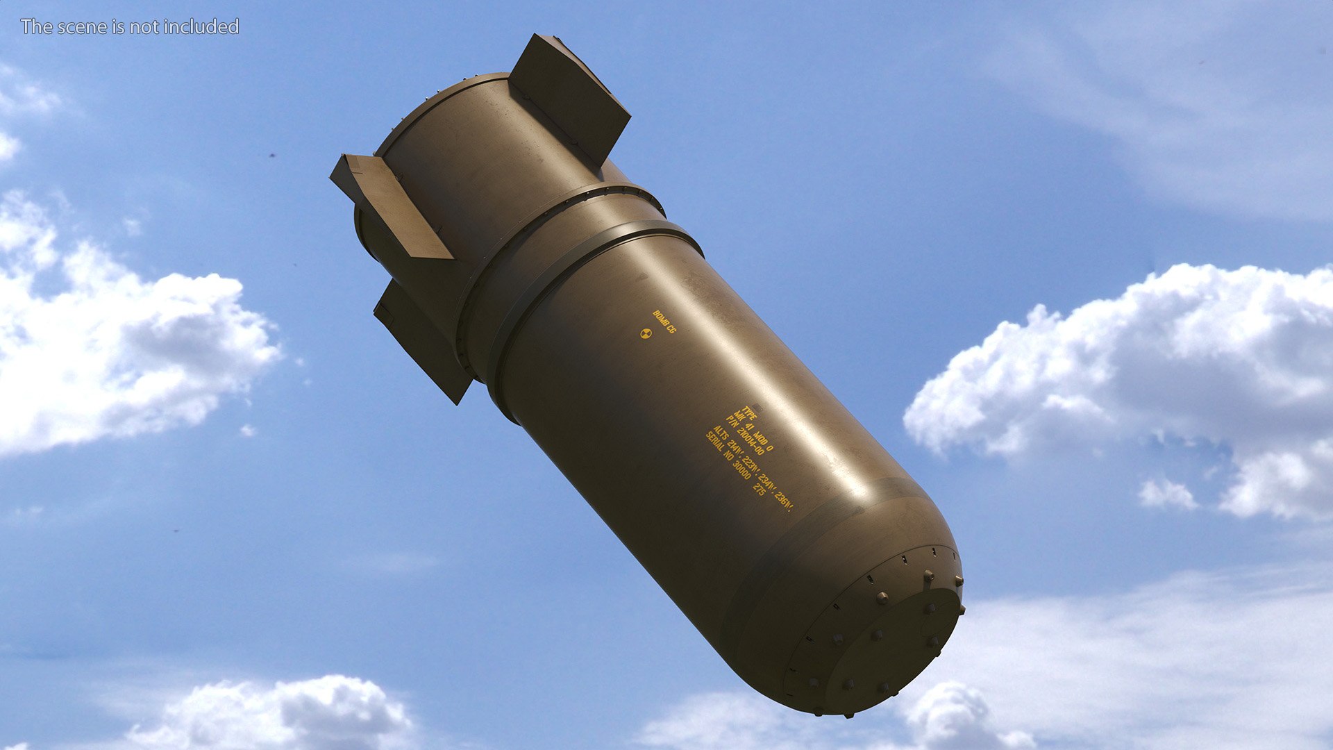 B41 Nuclear Bomb Model - TurboSquid 2241833