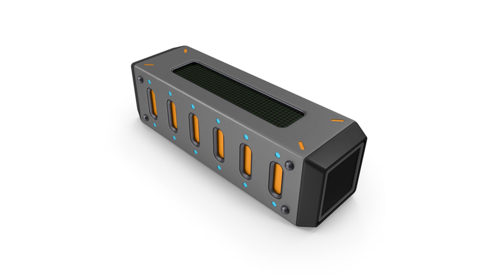 Scifi Device Grey V7 PBR 3D Model - TurboSquid 2305938