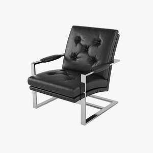 T-Back Lounge Chair By Milo Baughman