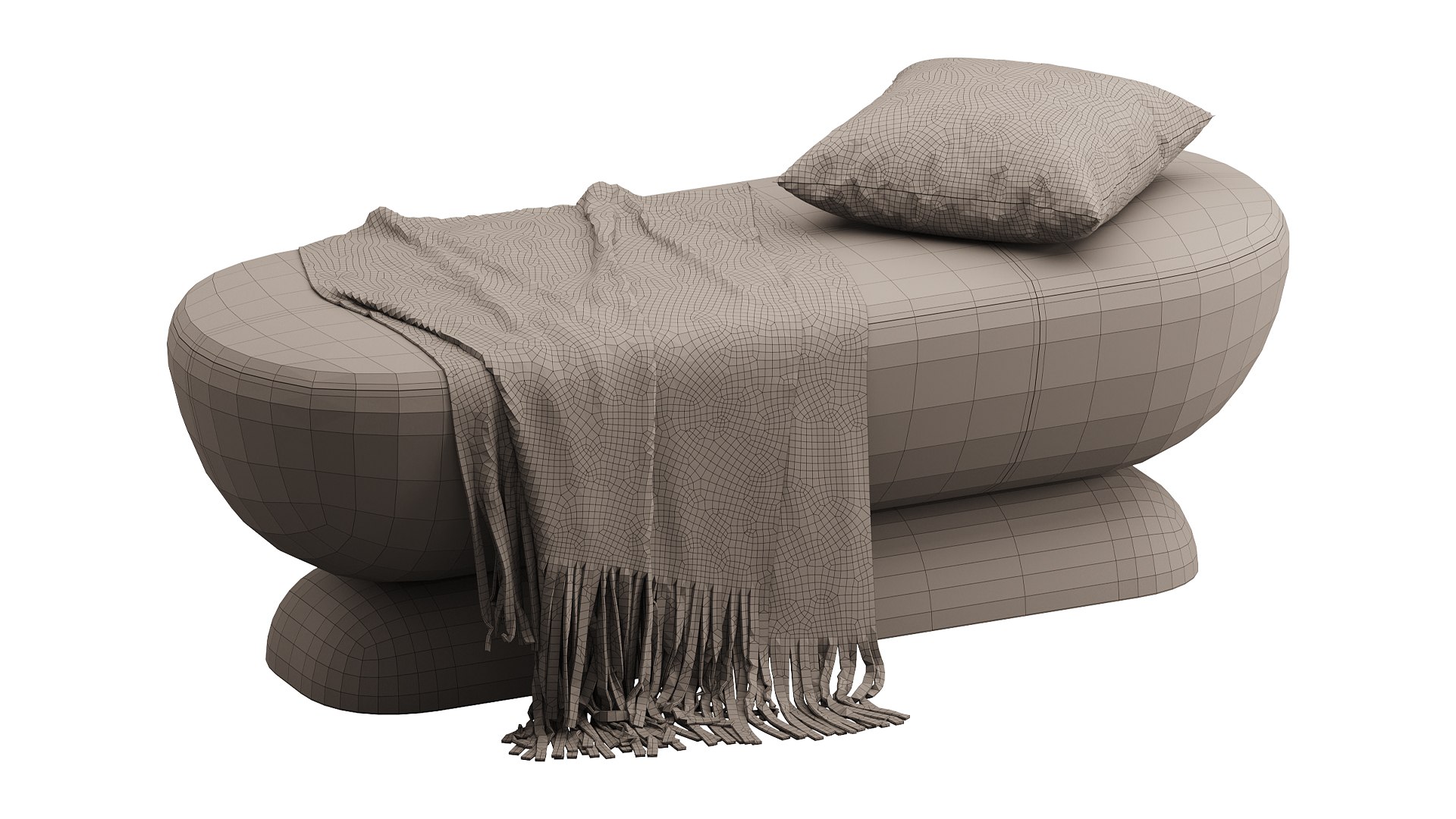 3D U Bench Model - TurboSquid 2319446