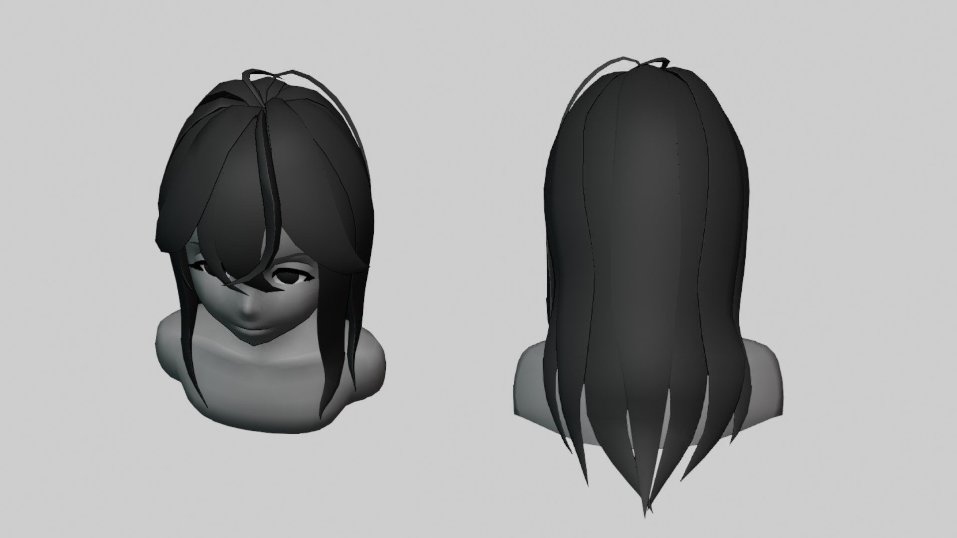 Stylized anime character head model - TurboSquid 1705530