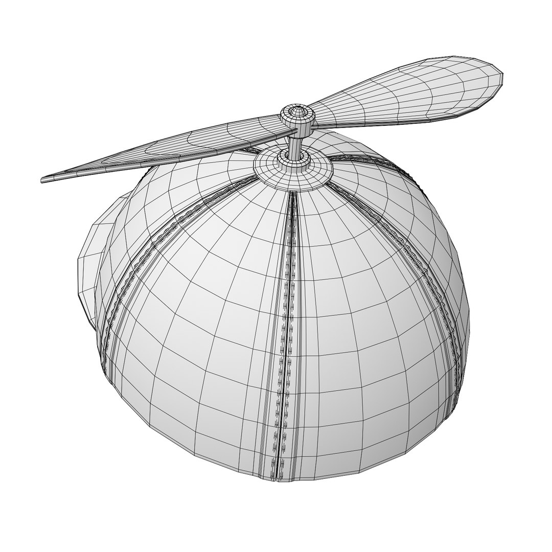 3d Propeller Hat Model