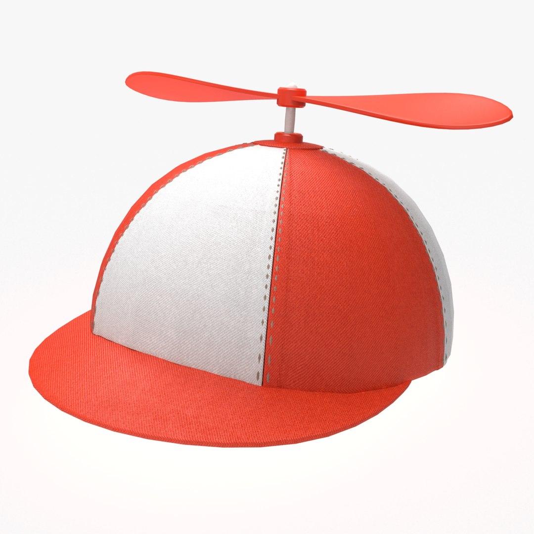 3d propeller hat model