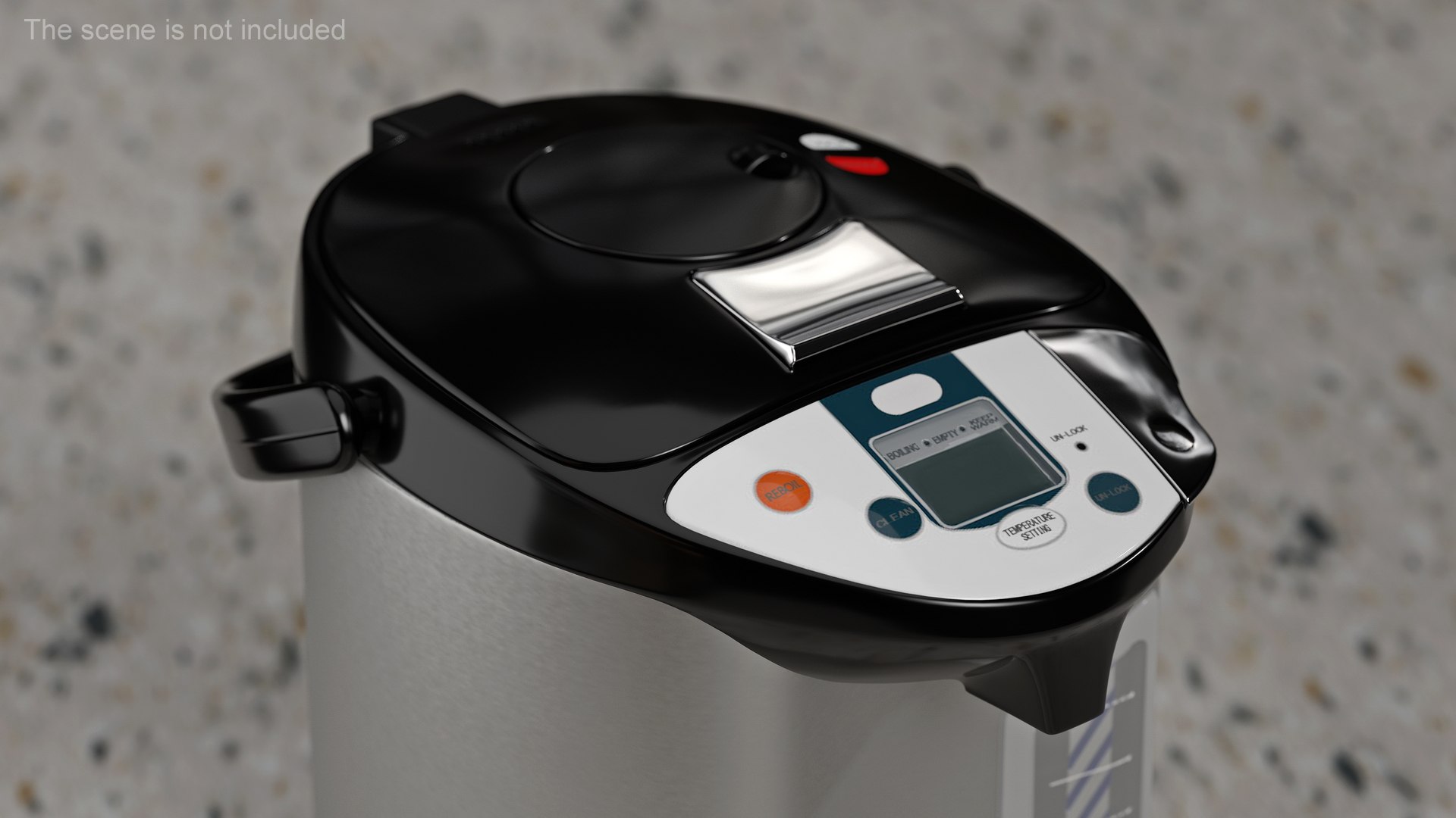 3D Model Electric Thermo Pot Addis 3L TurboSquid 2004287