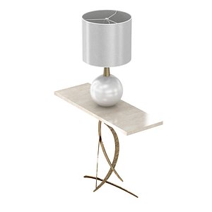3D table lamp bishop miro model