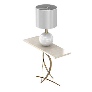 Porta romana miro table and bishop lamp