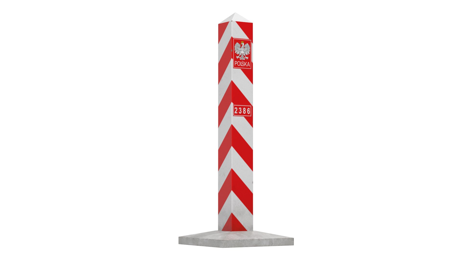 Border Post of Poland 3D model preview