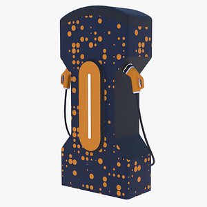 EV charger VII PBR 8K 3D