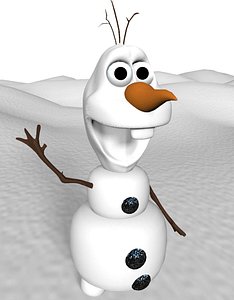 Olaf Snowman Character
