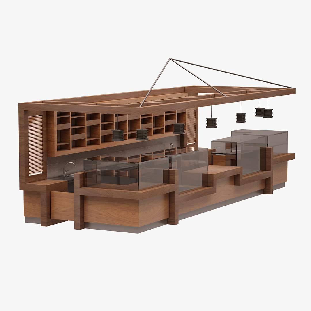 Bar Set 3d Model