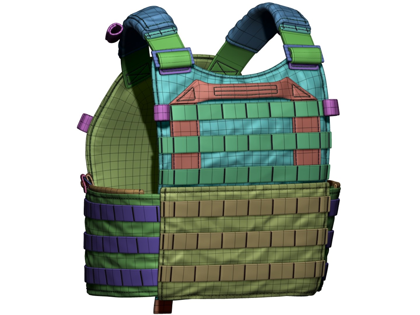 Lbt-6094 Modular Plate Carrier 3D Model - TurboSquid 1625118