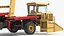 Stackcruiser Automatic Bale Wagon Farm Vehicle Red Yellow