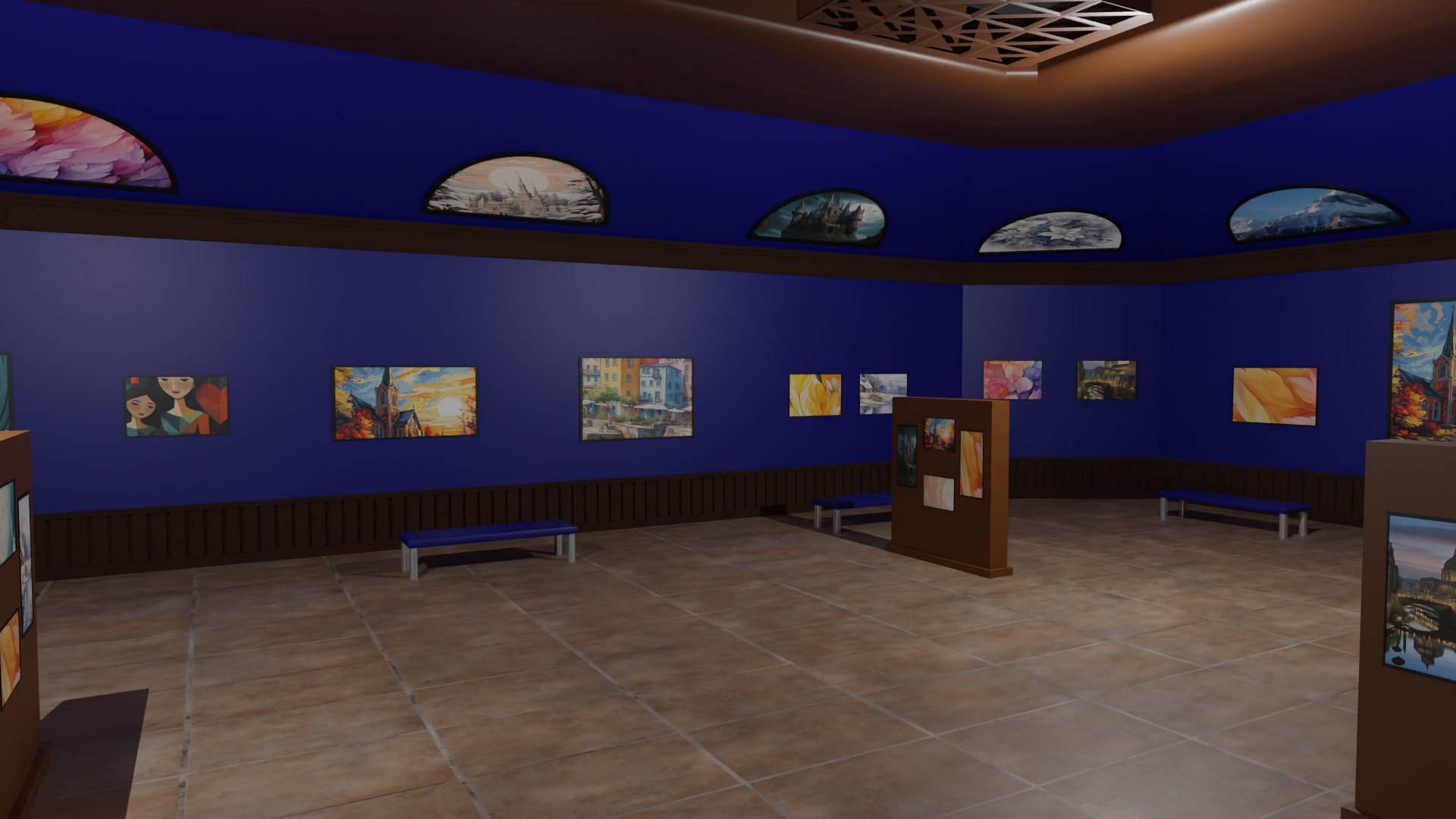 3D Art Gallery - TurboSquid 2157456