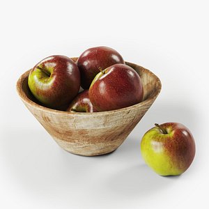 XENOS - Wooden bowl 02 3D model