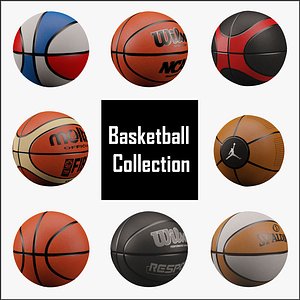 ball basketball basket 3d model