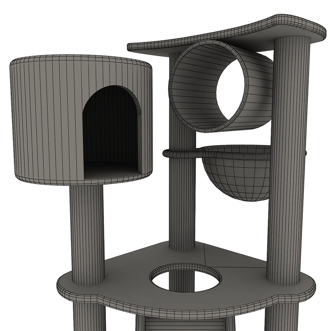 3d 3ds Cat Tree