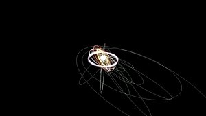 Map of plane and satellites 8k