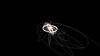 Map of plane and satellites 8k
