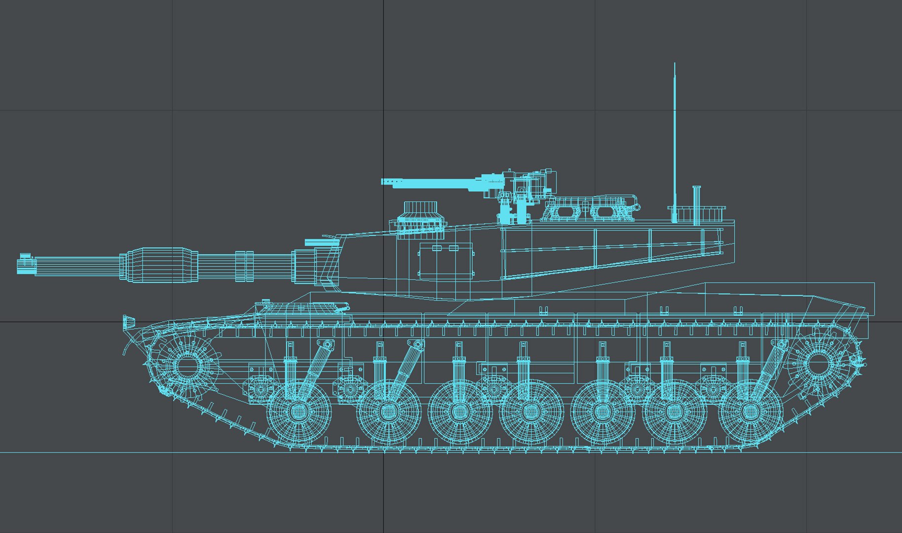 Abram Tank 3D Model - TurboSquid 1300256