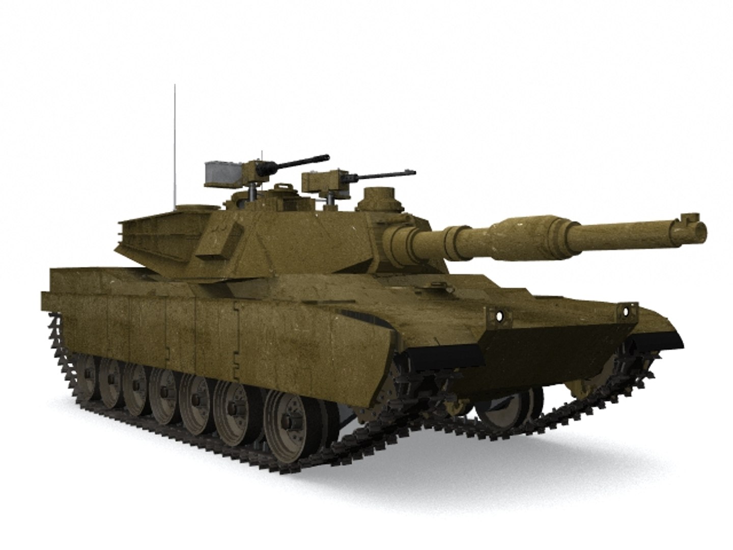 Abram Tank 3D Model - TurboSquid 1300256