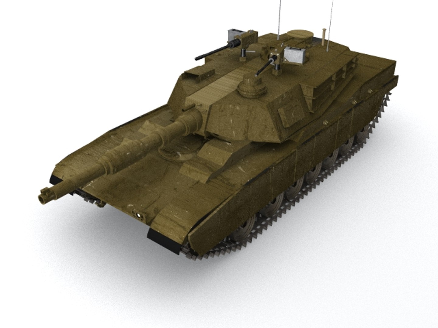 Abram Tank 3D Model - TurboSquid 1300256