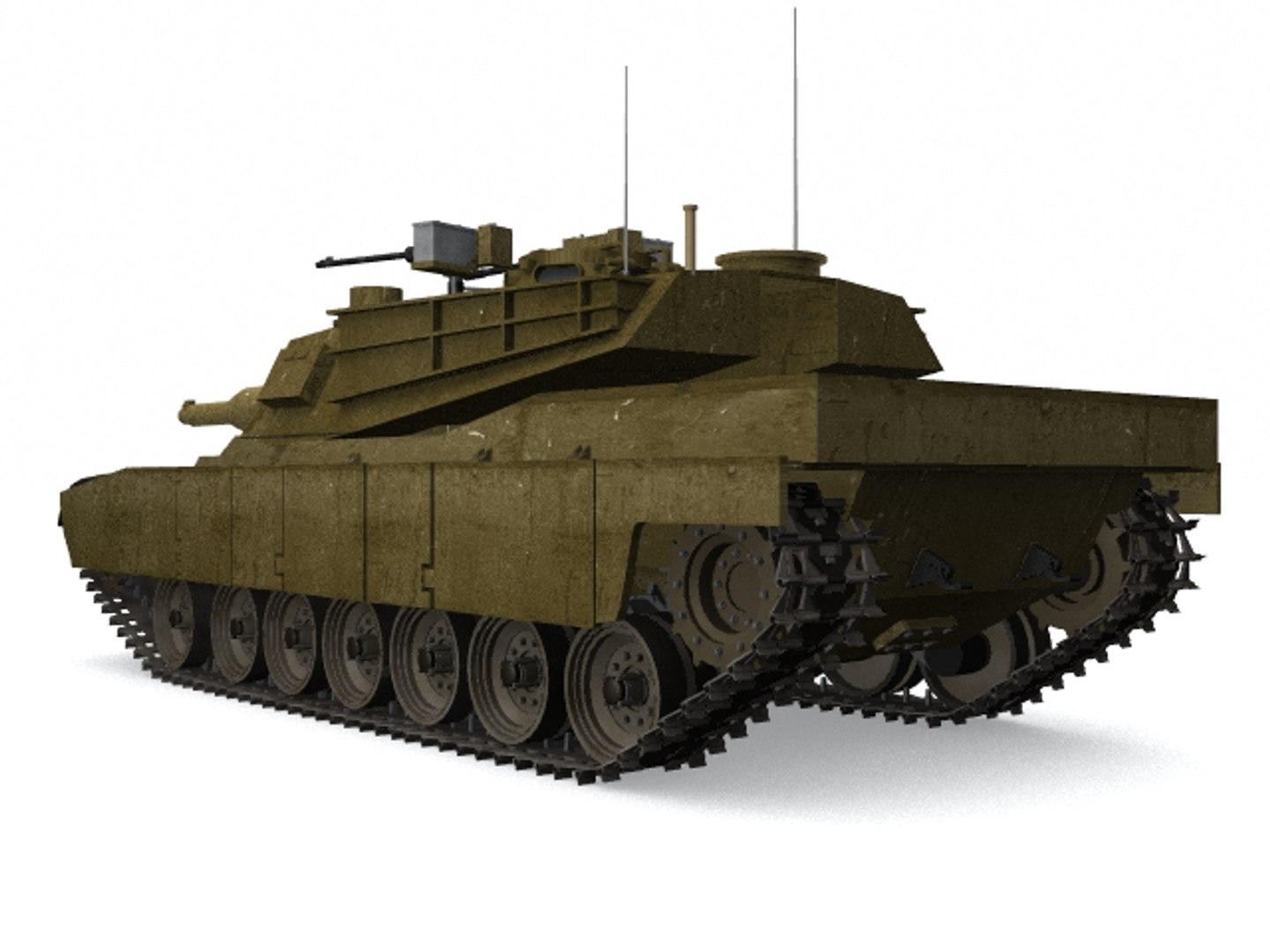 Abram Tank 3D Model - TurboSquid 1300256