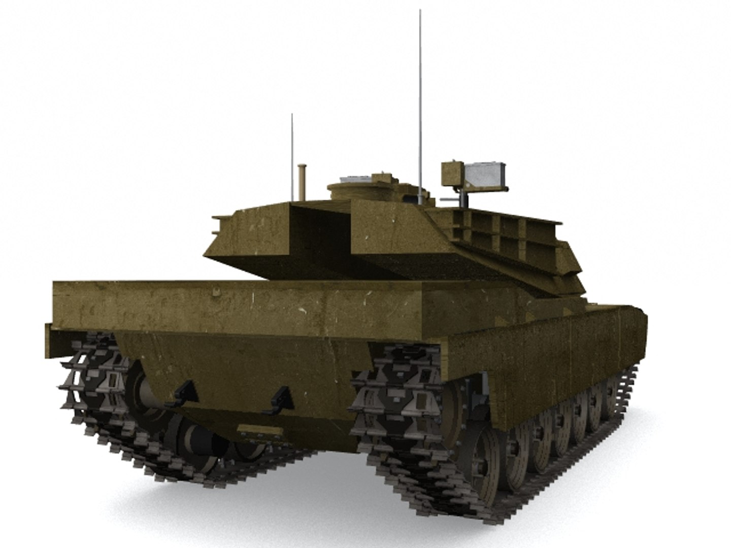 Abram Tank 3D Model - TurboSquid 1300256